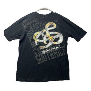Vintage Y2K SP Southpole T Shirt Baggy Skater Grunge Black Men’s Large 90s 2000s